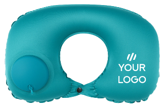 Inflatable travel pillow