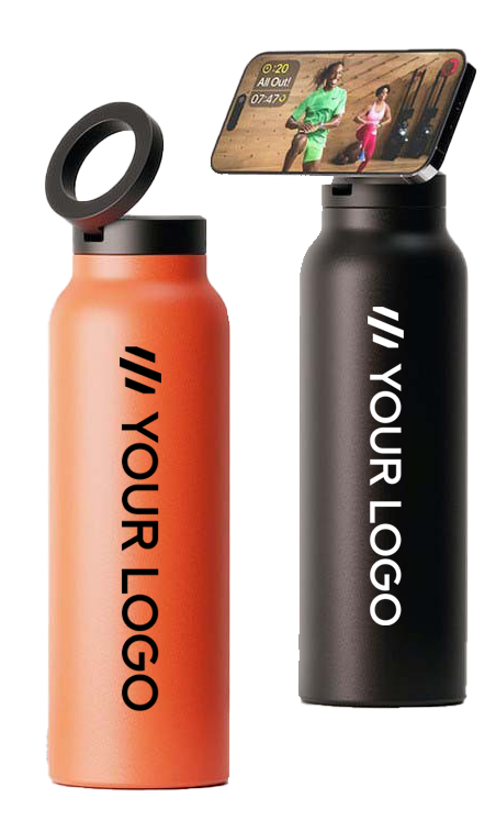 Phone-stand water bottle
