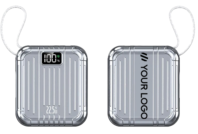 Ribbed power bank